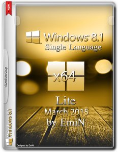 Windows 8.1 Single Language by Emin (x64) (2015) [Rus]