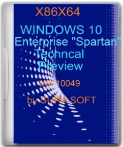 Windows 10 Enterprise Technical Preview 10.0.10049 by sura soft (x86-x64) (2015) [Rus]