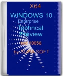 Windows 10 Enterprise Technical Preview 10.0.10056 by SURA SOFT v.7.02 (x64) (2015) [Eng/Rus]