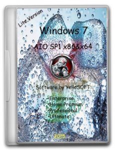 Windows 7 AIO SP1 by YelloSOFT v.Lite (x86/x64) (2015) [Rus]