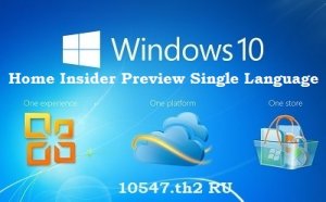Microsoft Windows 10 Home Insider Preview SL 10547 th2 x86-x64 RU PIP 3x1 by Lopatkin (2015) RUS