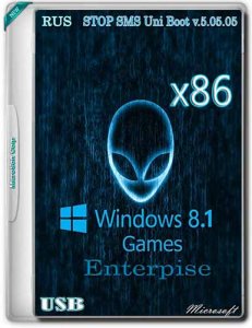 Windows 8.1 Enterprise GAMES by novik (x86) [Ru] (2015)