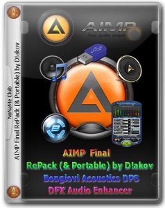 AIMP 4.01 Build 1703 Final RePack (& Portable) by D!akov (with Bongiovi Acoustics DPS | DFX Audio Enhancer) [Multi/Ru]