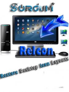 Restore Desktop Icon Layouts 1.7 Portable [Multi/Ru]