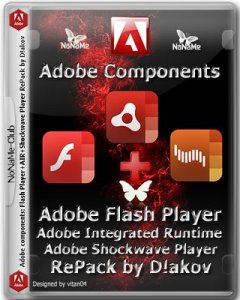 Adobe components: Flash Player 21.0.0.242 | AIR 21.0.0.215 | Shockwave Player 12.2.4.194 RePack by D!akov