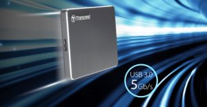 Карманный жёсткий диск Transcend StoreJet 25C3 вмещает 2 Тбайт данных