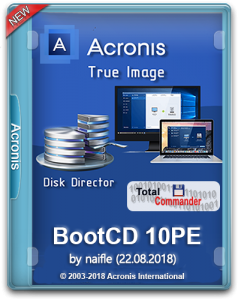 Acronis BootCD 10PE x86x64 (2018) РС | by naifle