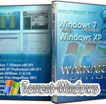 Wainakh XP (eng+mui rus) & Windows 7 SP1 (eng+ mui rus) (x86) [2011, RUS]