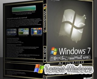 Microsoft Windows 7 RUS-ENG x86-x64 -18in1- Activated (AIO) by Monkrus