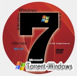 Windows 7 Ultimate SP1 x86-х64 RU Update 110810, Mini-25 v.2 (Wi-Fi)