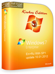 Microsoft Windows 7 Enterprise SP1 Krokoz Edition (11.01.2012) (Русский/Английский)