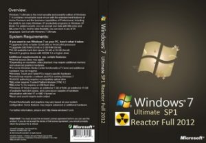 WINDOWS 7 ULTIMATE x64 FULL REACTOR (2012) Русский