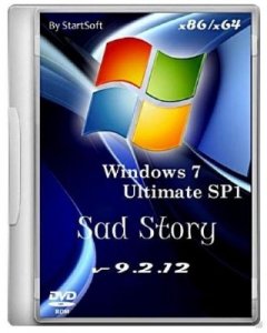 Windows 7 SP1 Sad Story x86/x64 By StartSoft (v 9.2.12)(2012) Русский