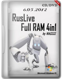 RusLiveFull RAM 4in1 by NIKZZZZ CD/DVD (06.05.2012) Русский