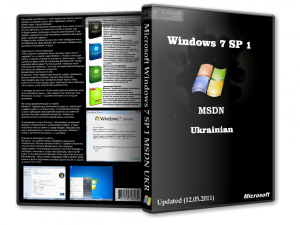 Microsoft Windows 7 SP1 Updated (12.05.2011) (MSDN) (32bit+64bit) (2011) Украинский