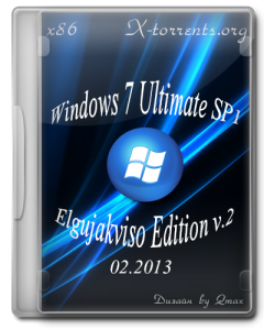 Windows 7 Ultimate SP1 x86 v2 Elgujakviso Edition (2013) Русский