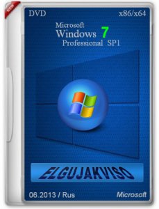 Windows 7 Professional SP1 Elgujakviso Edition (x86/x64) [06.2013] Русский