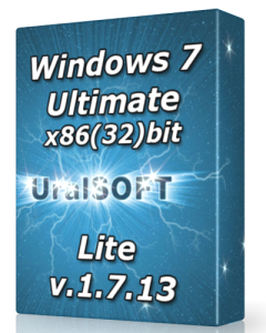 Windows 7 Ultimate UralSOFT Lite 1.7.13 (x86) (2013) Русский