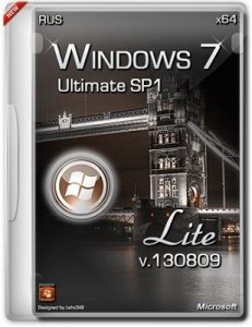 Microsoft Windows 7 Ultimate SP1 x64 RU Lite 130809 by Lopatkin (2013) Русский