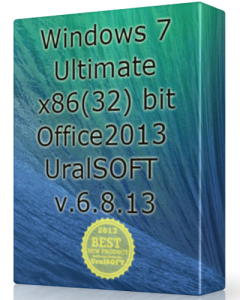 Windows 7 x86 Ultimate & Office2010 UralSOFT v.6.8.13 (2013) Русский