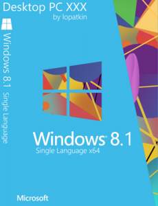 Microsoft Windows 8.1 Single Language 6.3.9600 х64 RU Desktop PC XXX by Lopatkin (2013) Русский