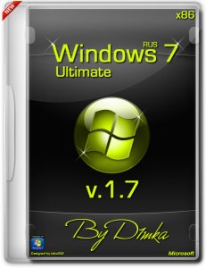Windows 7 Ultimate x86 v.1.7 by D1mka (2013) Русский