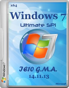 Windows 7 ultimate SP1 IE11 G.M.A. 14.11.13 (x64) [2013] Русский