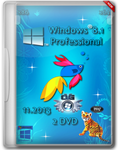 Windows 8.1 Professional x86/x64 VL by OVGorskiy 11.2013 2 DVD (2013) Русский