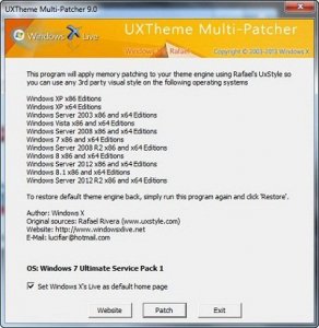 UXTheme Multi-Patcher v.9.0 [En]