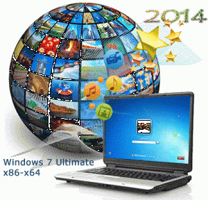 Microsoft Windows 7 Ultimate SP1 х86-x64 RU SM 4x1 by Lopatkin (2014) Русский