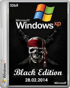 Windows XP Professional SP3 Black Edition 28.02.2014 (x86) (2014) (Multi/RUS)