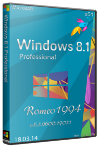 Windows 8.1 Professional v.6.3.9600.17031 (x64) (18.03.14) by Romeo1994 (2014) Русский