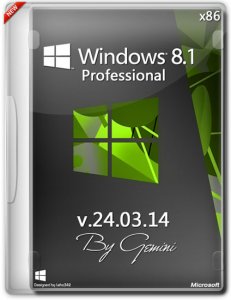 Windows 8.1 Pro v.24.03.14 by Gemini (x86) (2014) [Rus]