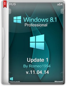 Windows 8.1 Professional (x64) Update 1 v.11.04.14 by Romeo1994 (2014) Русский