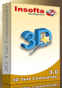 Insofta 3D Text Commander [v.3.0.3] (2014) Portable by DrillSTurneR