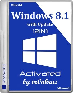 Windows 8.1 with Update -12in1- Activated AIO (x86-x64 ) by m0nkrus (2014) [RUS\ENG]