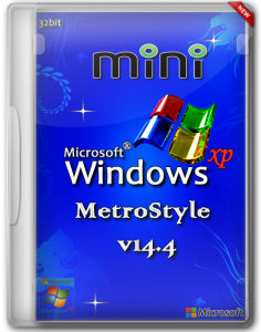 Windows XP SP3 Mini MetroStyle v14.4 (RUS/2014)