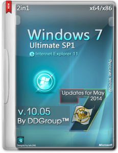 Windows 7 Ultimate SP1 (x64 x86) 2 in 1 Activated updates for May [v.10.05] by DDGroup™ [Ru]