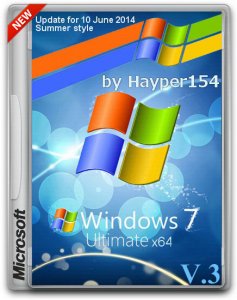 Windows 7 Ultimate SP1 by Hayper154 V.3 Update for (x64) (2014) [RUS]