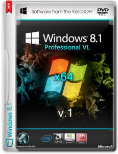 Windows 8.1 Pro vl with Update by YelloSOFT v.1 (x64) (2014) [Ru]