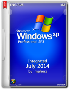 Windows XP Pro SP3 x86 Integrated July 2014 By Maherz v.5.1.2600 SP3 (2014) (x86) [MULTI|RUS]