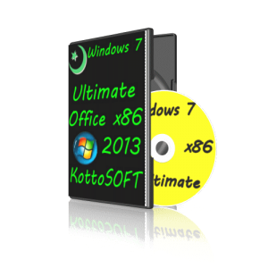 Windows7 Ultimate Office 2013 KottoSOFT.V .10.7.14 (x86 )(2014) (RUS)