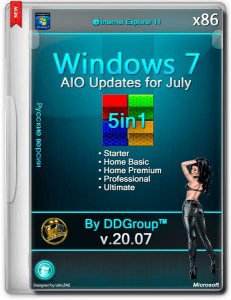 Windows 7 AIO SP1 x86 5in1 DVD updates for July by DDGroup™ 20.07 (x86) (2014) [Rus]
