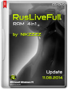 RusLiveFull RAM 4in1 by NIKZZZZ CD/DVD (11.08.2014)