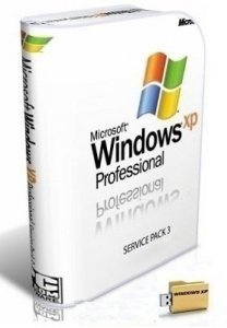 Microsoft Windows XP Professional 32 bit Post-SP3 All-in-One RU 0814 by Lopatkin (2014) Русский