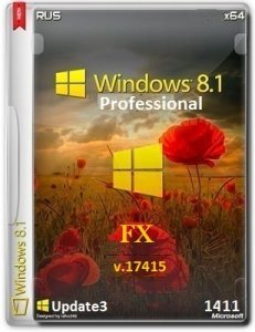 Microsoft Windows 8.1 Pro VL 17415 x64 RU FX 1411 by Lopatkin (2014) Русский