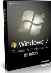Windows 7 Ultimate Professional SP1 by zondey (x86-x64) (2014) [Rus]
