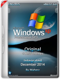 Windows XP Pro SP3 Integrated December By Maherz + Best Themes (x86) (2014) [Eng/Rus]