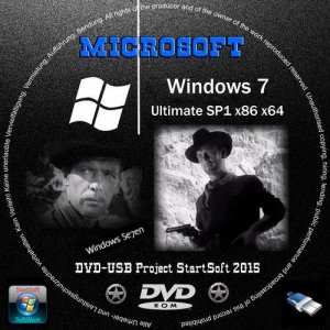 Windows 7 Ultimate SP1 StartSoft 1-2-01 (x86-x64) (2015) [Rus]