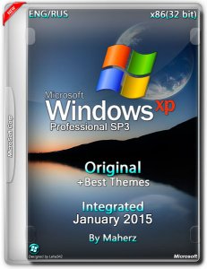 Windows XP Pro SP3 Integrated January 2015 By Maherz + Best Themes (x86) (2015) [Eng/Rus]
